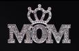 #16522 - Crowned Mom Pave Pin
