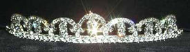 #10842 - Fine Pave European Crystal Tiara
