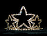 Triple Star Tiara #11387G - Gold Plated