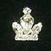 #11889 Rhinestone Crown Pin