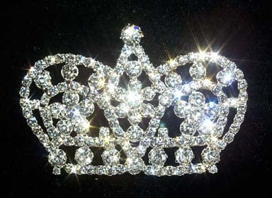 #11971 Wide Royal Crown Pin