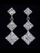 #13111 - Triple Diamond Drop Earrings
