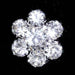 #14053 Dainty Snowflake Button