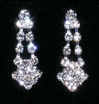#14177 - Diamond Tips Drop Earring
