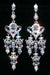 #14244 - Filigree Crown Heart Dangle Earrings