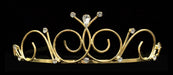 #14697G - Poseidon Princess Wire Tiara - Gold Plated