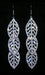 #15318 - Triple Layered Drop Leaf Fish Hook Earrings