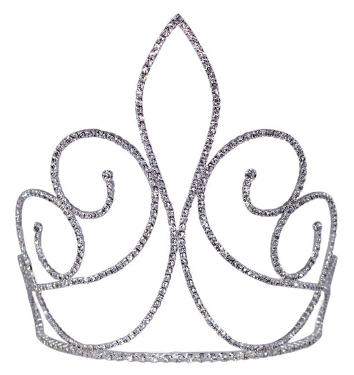 #15467 - Fleur De Swirl Tiara - 7"