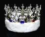 King's Crown #15598 with Faux Fur - Silver