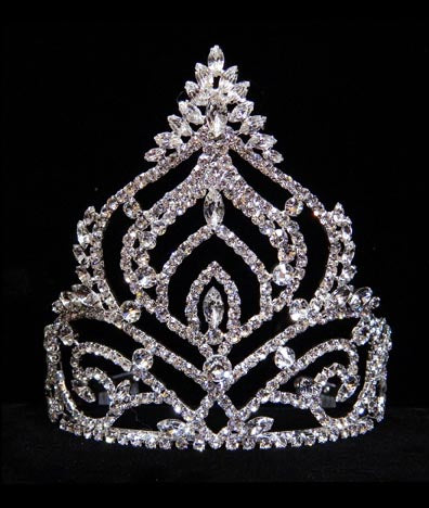 #15717 - Navette Mountain Tiara - 5.75"