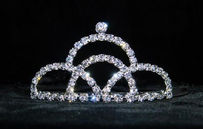 #16036 - Painted Mountain Tiara with Combs