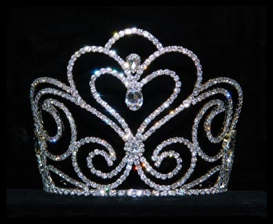 #16054 - Sky Princess Tiara with combs - Approx. 5"