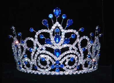 #16107 - Maus Spray Crown - Sapphire - 4"