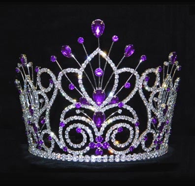 #16109 - Maus Spray Crown - Amethyst- 6"