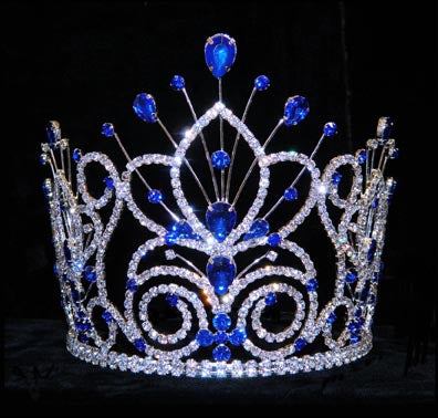 #16109 - Maus Spray Crown - Sapphire- 6"