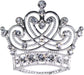 #16123 - Swirling Heart Crown Pin