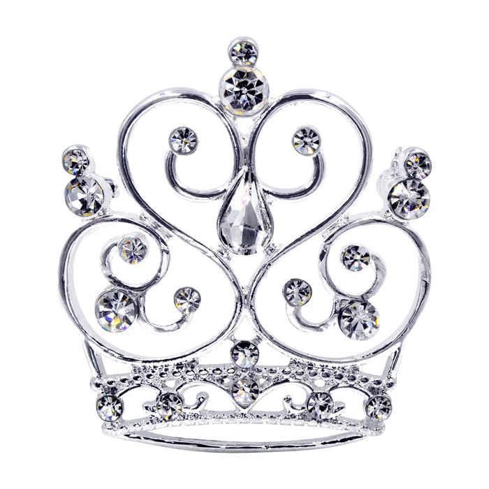 #16129 - Musical Heart Crown Pin