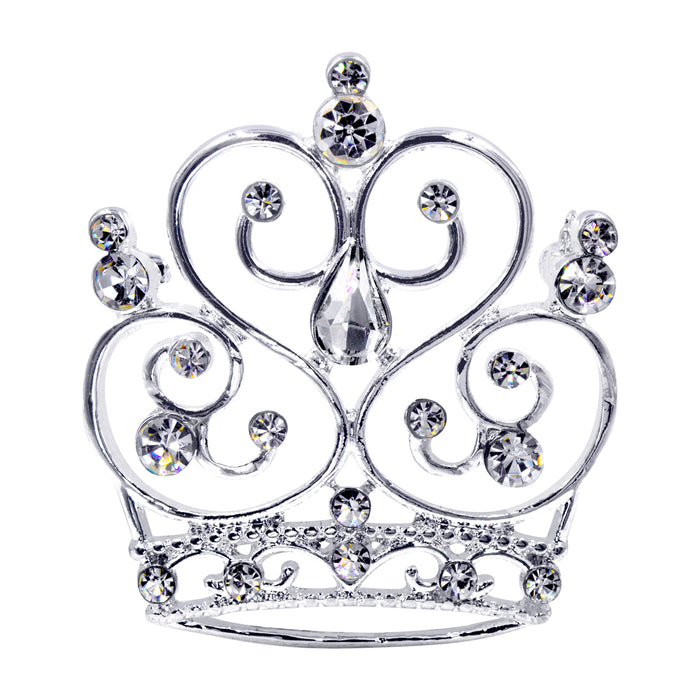 #16129 - Musical Heart Crown Pin