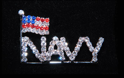 #16162 - Navy with USA Flag Pin