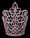 #16178 - Caped Crown Light Rose and AB - 10"