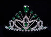 #16260em- Maus Tiara 2.25" - Emerald