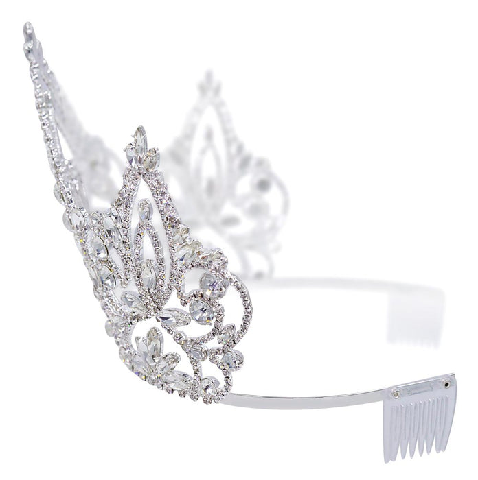 #16451 - Pageant Prime Tiara with Combs - 6"