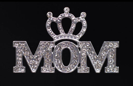 #16522 - Crowned Mom Pave Pin