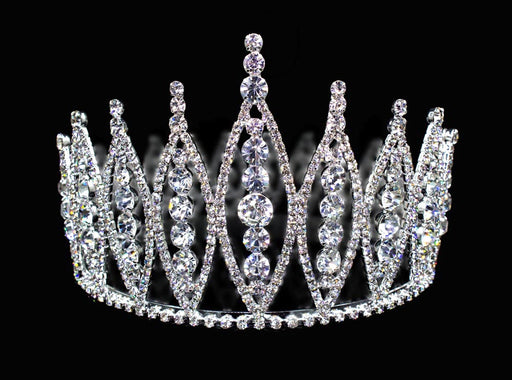 #16566 - Rivoli Burst Crown - 3.5"