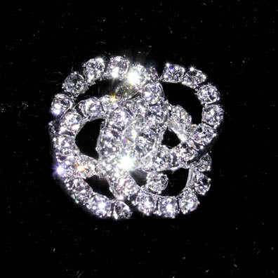 #1950SMB - 4 Ring Loveknot Button