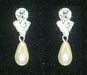 #5538 Pear and V Crystal Earring