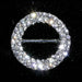 #8149 Double Row 1 1/8" Rhinestone Buckle