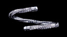 Bracelets #16837 - Braided Criss Cross Wraparound Coil Bracelet