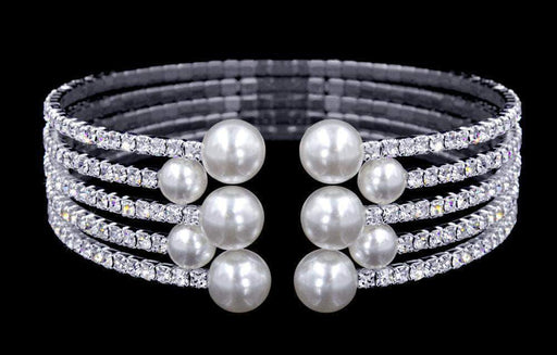 Bracelets #17007 - Pearl Elegance Coil Bracelet
