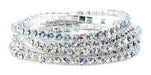 Bracelets #91124 - Aurora Borealis Buncher Bracelets