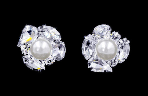 Earrings - Button #16895 - Pearl Blossom Earrings