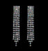 Earrings - Dangle #15081AB - Rhinestone Fray AB Earrings