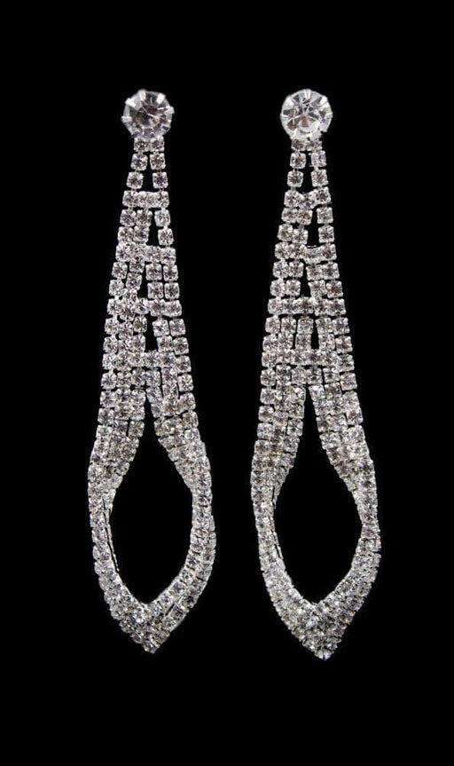 Earrings - Dangle #16505 - Triple Fold Drop Earring 3.25"