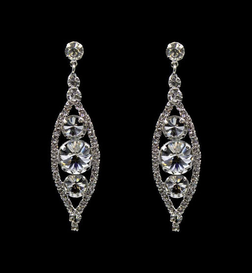 Earrings - Dangle #16680 - Rivoli Burst Drop Drop Earrings