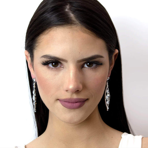 Earrings - Dangle #16680 - Rivoli Burst Drop Drop Earrings