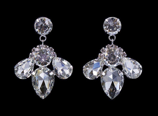 Earrings - Dangle #16688 - Massive Rhinestone Drop Earrings