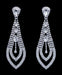 Earrings - Dangle #17025 - Necktie Dangle Earrings - 3.75"