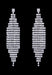 Earrings - Dangle #17065 - Lattice Fringe Earrings - 3"