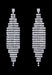 Earrings - Dangle #17065 - Lattice Fringe Earrings - 3"