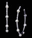 Earrings - Hoop #16926 - Spotted Pearl Hoop Earring - 2.25"