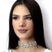 Necklaces - Collars #16705 - Oval Pearl Cluster Choker