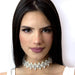 Necklaces - Collars #16712 - Stretch Pearl Cluster Choker