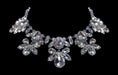 Necklaces - Midsize #16693 - Farfalle Rhinestone Collar Statement Necklace