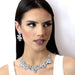 Necklaces - Midsize #16695 - Royal Statement Rhinestone Collar Necklace