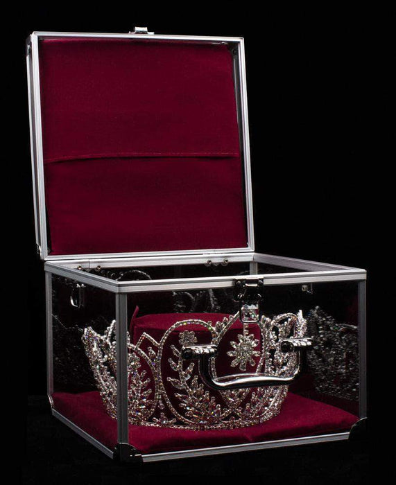 Tiara Bags & Cases LG Tiara and Crown Case - Burgundy Interior with Strap