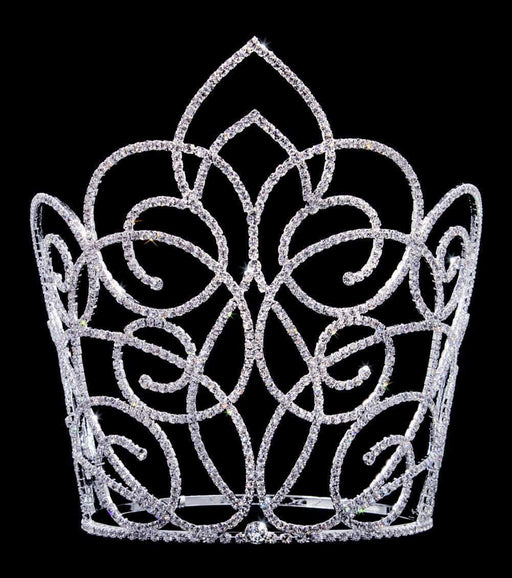 Tiaras & Crowns over 6" #16655 - Butterfly Gate Adjustable Crown - 9" Tall